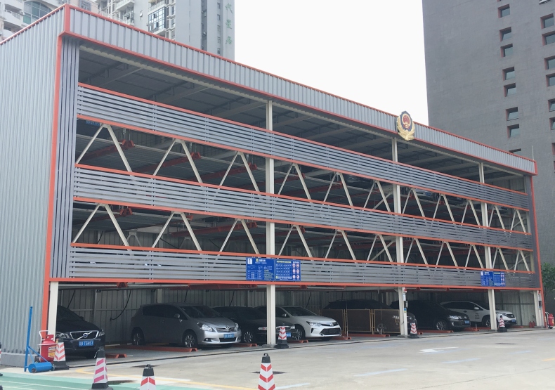 地面四层升降横移