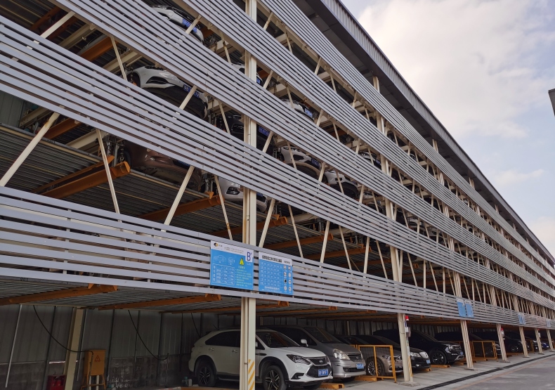 地面六层升降横移