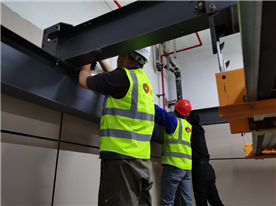 深圳市福田安信金融大厦地下室升降横移类立体车库项目